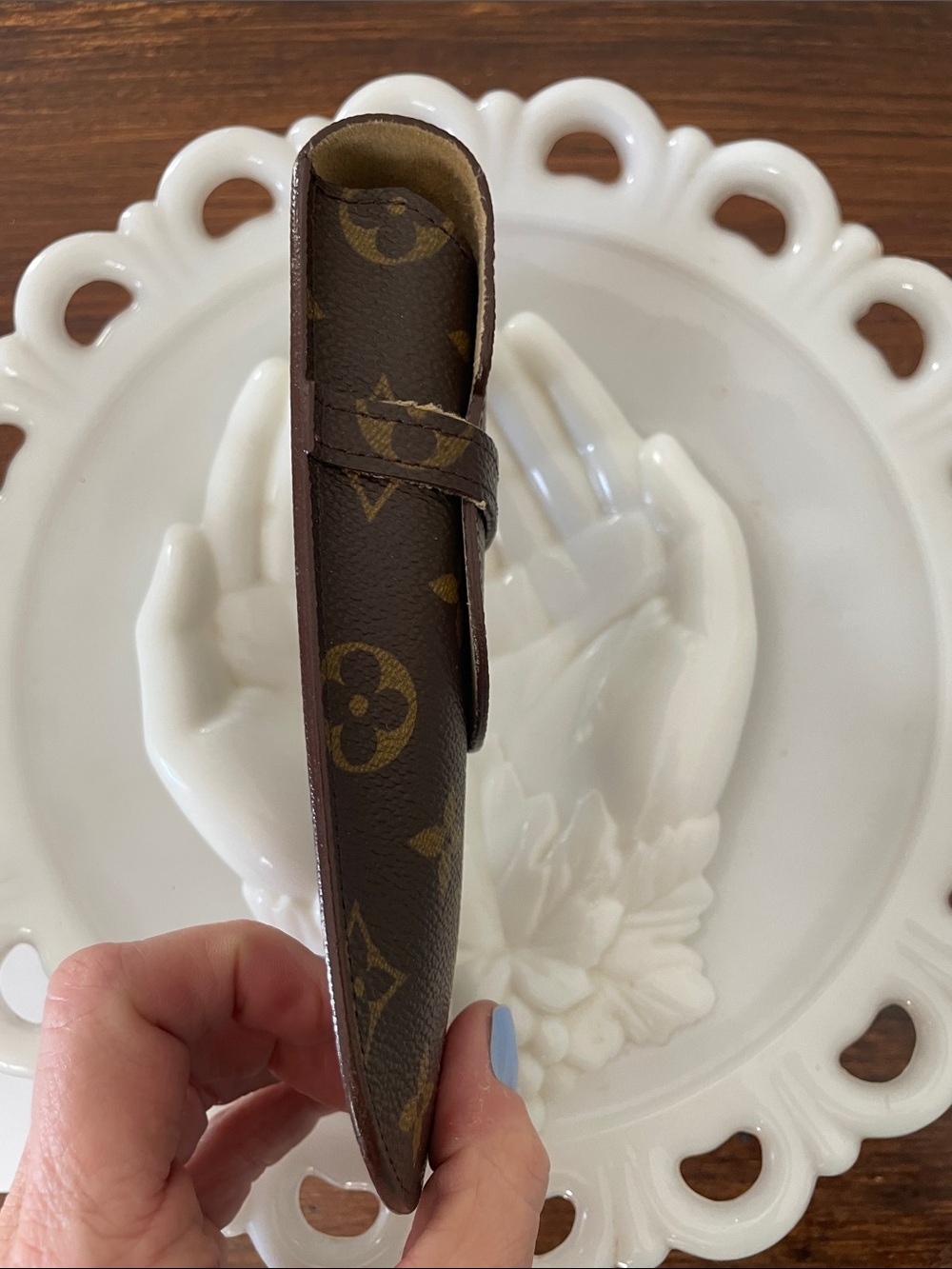 Louis Vuitton Monogram Brown Eyeglass Pouch with COA - Picture 3 of 10